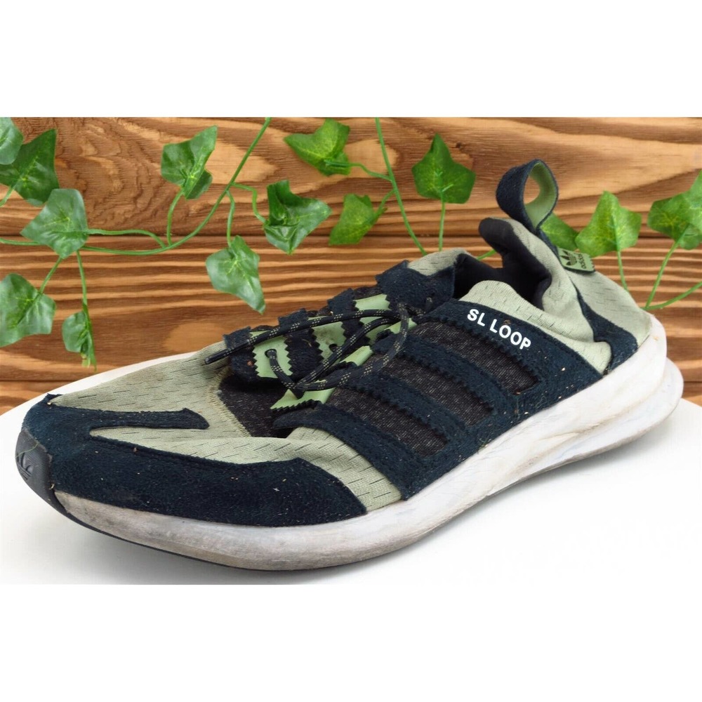 adidas Shoes Size 12 M Green‎ Running Mesh Men 11031116